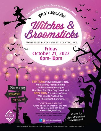 Girls Night Out - Witches & Broomsticks at Front Street Plaza located on 6th & Central Ave.