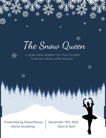 PHDA presents The Snow Queen on Sunday, December 12th at 12pm & 4pm!