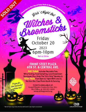 SOLD OUT - Girls Night Out: Witches & Broomsticks on Friday, October 20th, 2023 from 6pm to 10pm at Front Street Plaza located on 6th & Central Ave.