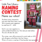 Little Library Flyer - Arts Month 2024 V2