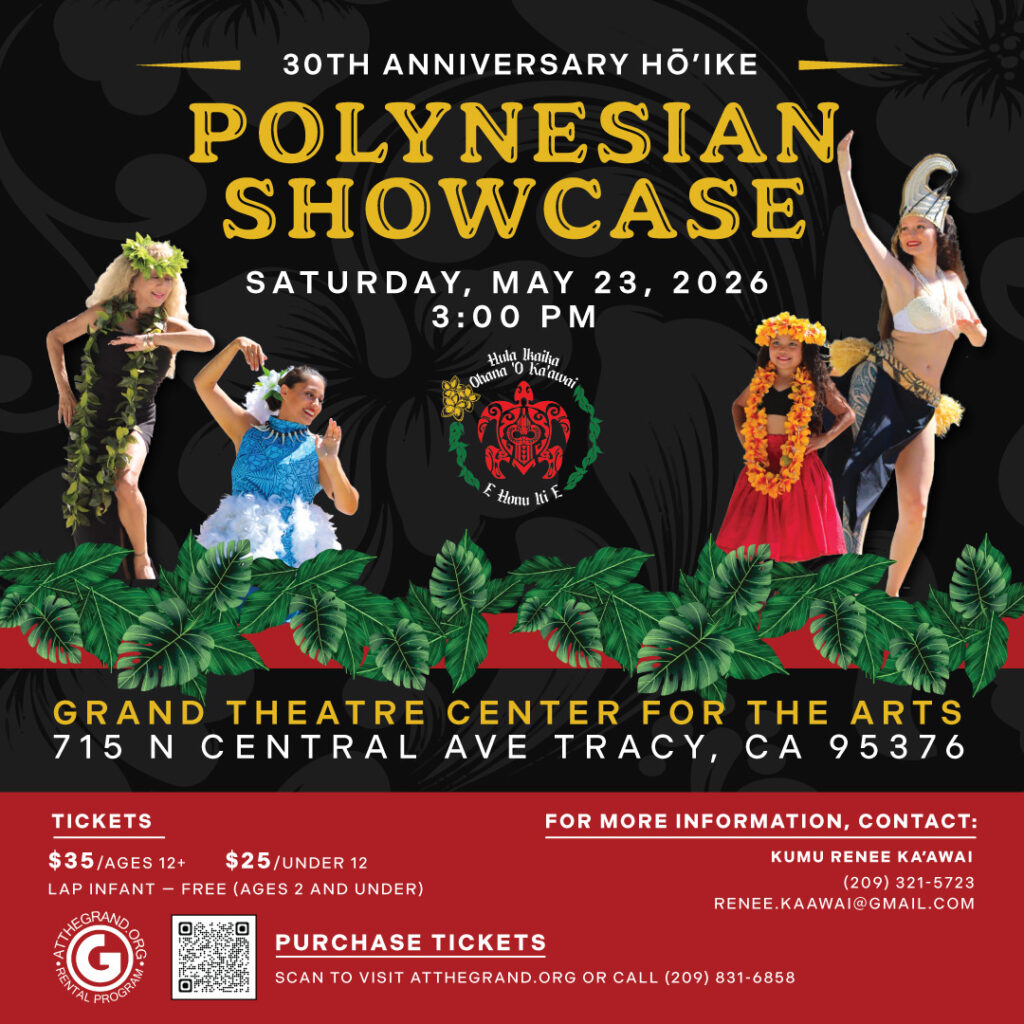 Hula Ikaika Ohana 'O Ka'awai ~ E Honu Iti E - 30th Anniversary Ho'ike Polynesian Showcase at The Grand on Saturday, May 23, 2026 at 3pm.